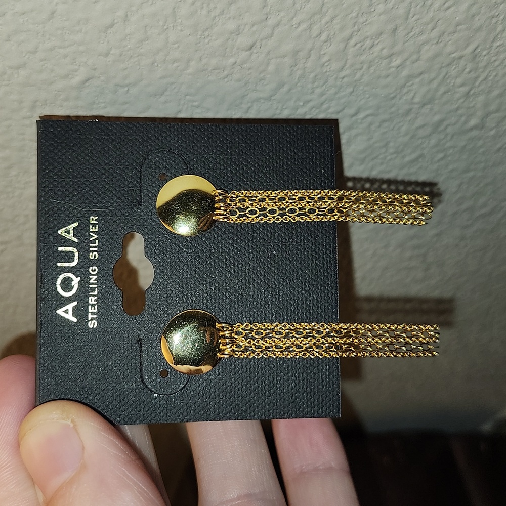 Aqua brand earrings